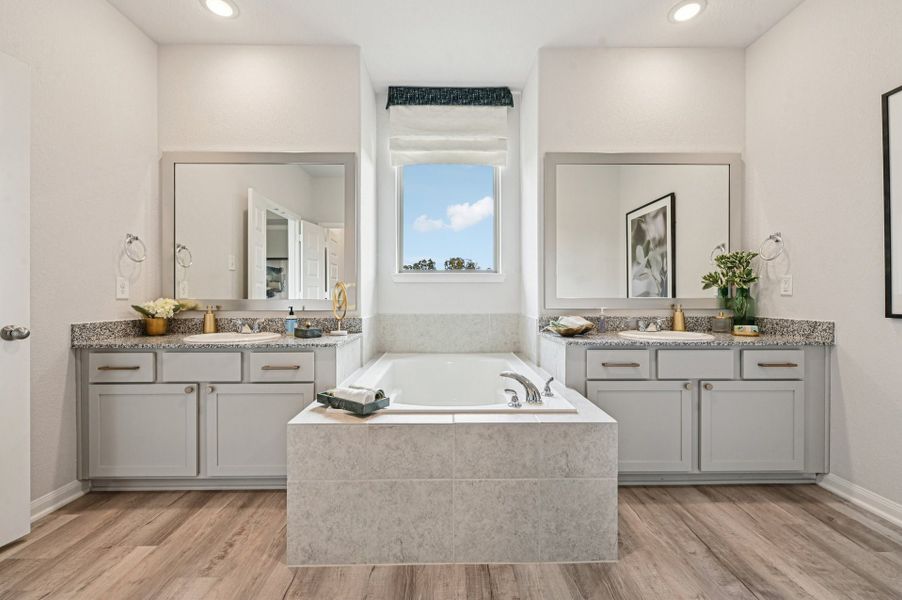 Barton Place Model Home - Madison - Primary Bathroom Barton Place Model Home - Madison - Primary Bathroom