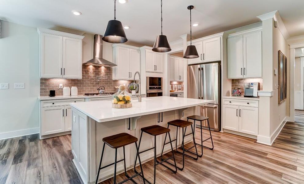 Furnished interior in a model home at Hancock Farms in Aiken (Image 11). Furnished interior in a model home at Hancock Farms in Aiken (Image 11).