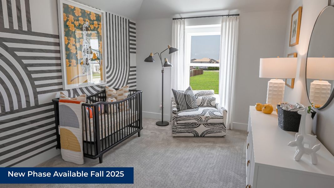 Furnished interior in a model home at Spiritas Ranch in Little Elm (Image 9).