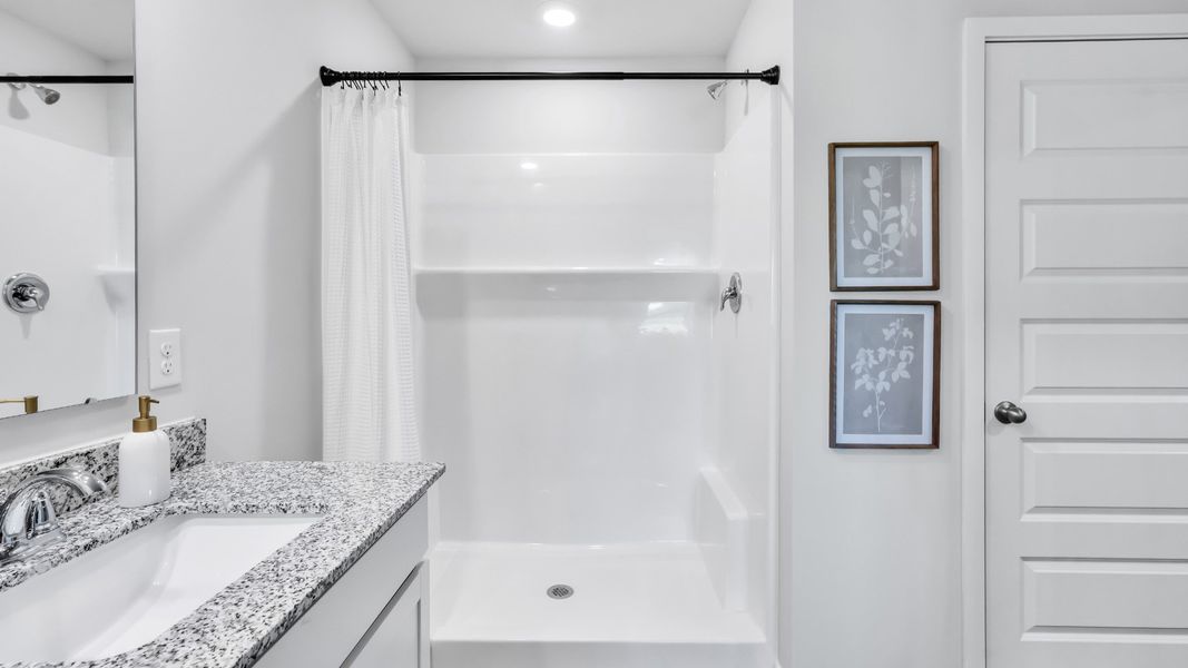 Furnished interior in a model home at Driftwood in Richlands (Image 26).