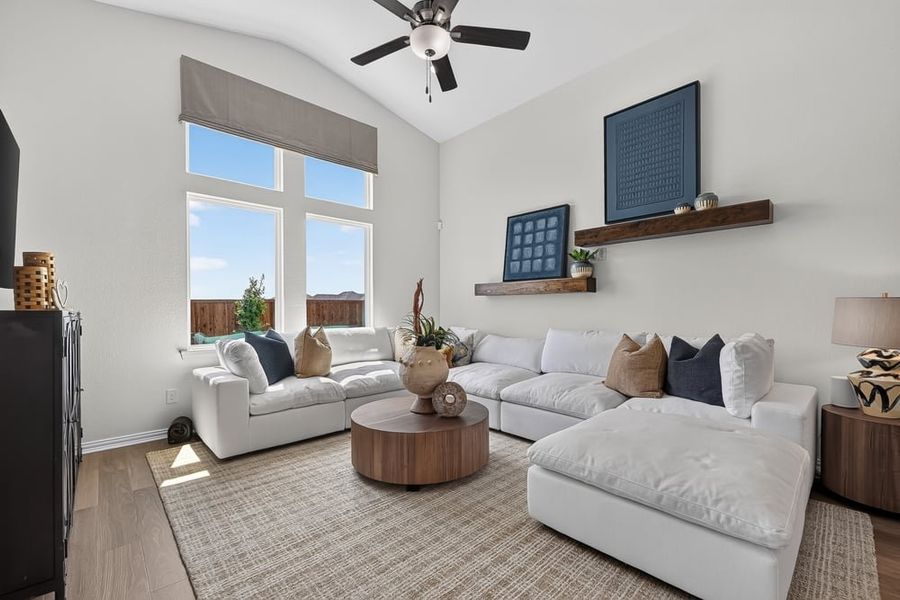 Furnished interior in a model home at Madero 50s in Haslet (Image 116). Furnished interior in a model home at Madero 50s in Haslet (Image 116).