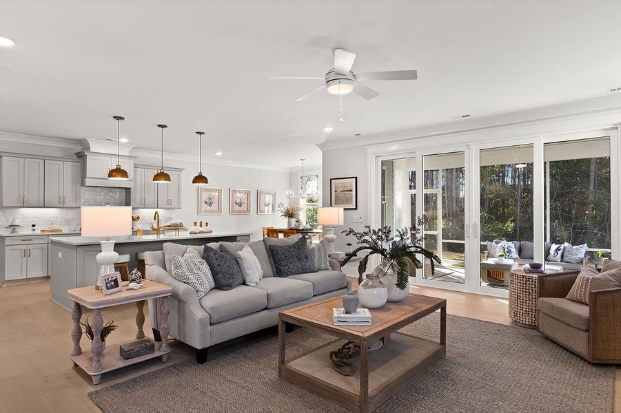Furnished interior in a model home at Stonewall in Hillsborough (Image 9). Furnished interior in a model home at Stonewall in Hillsborough (Image 9).
