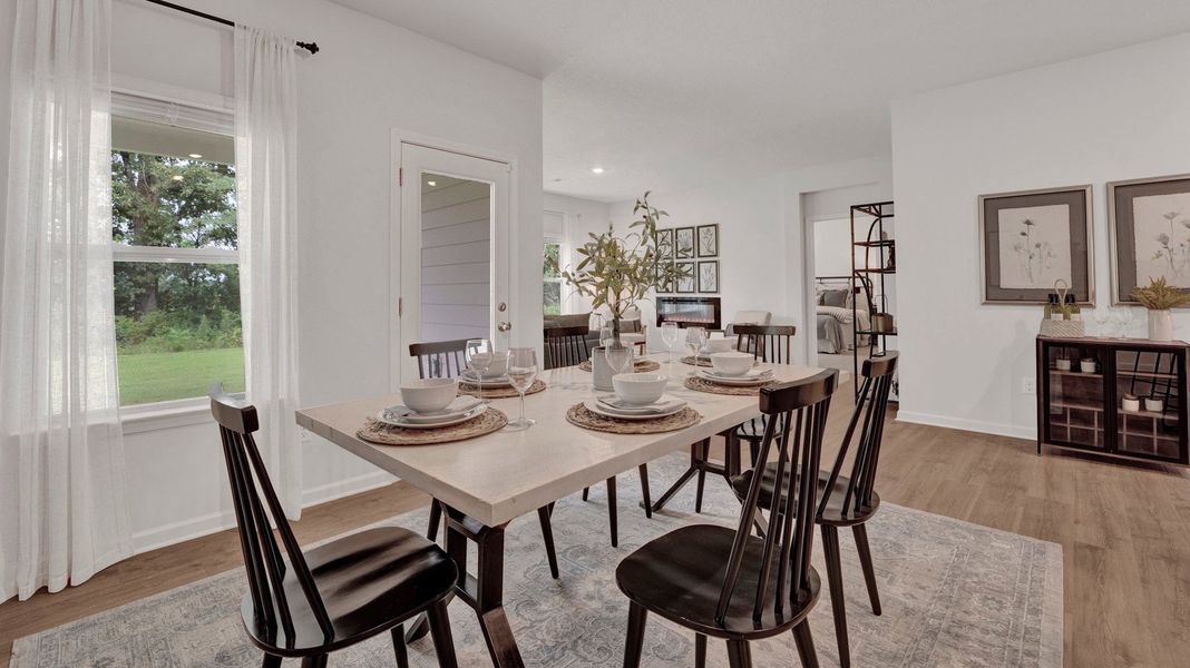 Furnished interior in a model home at Kingston Creek in Jackson (Image 7).