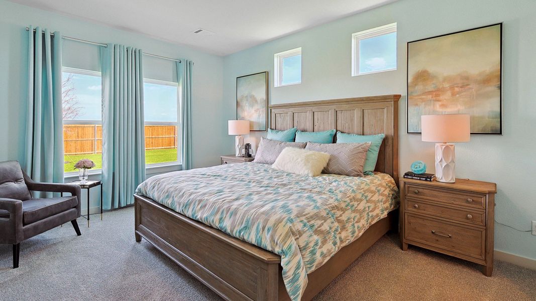 Furnished interior in a model home at Morningside in Josephine (Image 7).