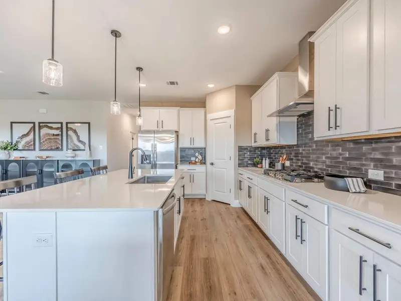 Furnished interior in a model home at Waverly Estates in Josephine (Image 6). Furnished interior in a model home at Waverly Estates in Josephine (Image 6).