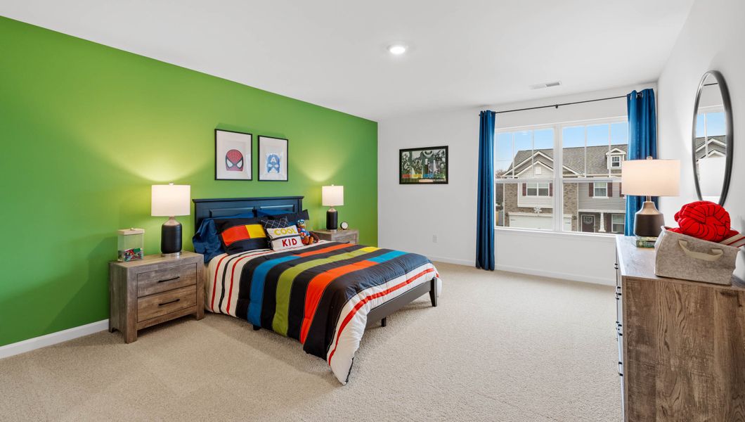 Furnished interior in a model home at Woodhaven in Spartanburg (Image 19).