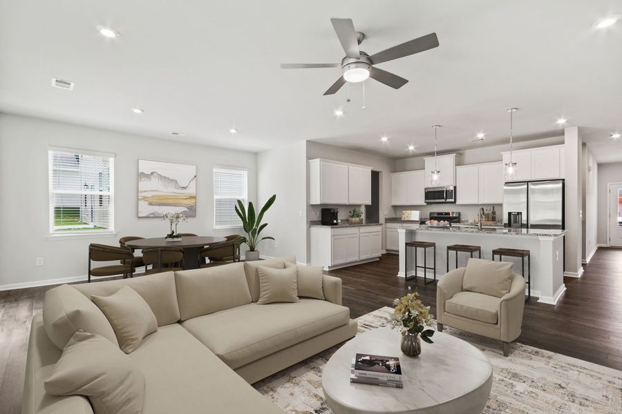 Open and Spacious Main Levels