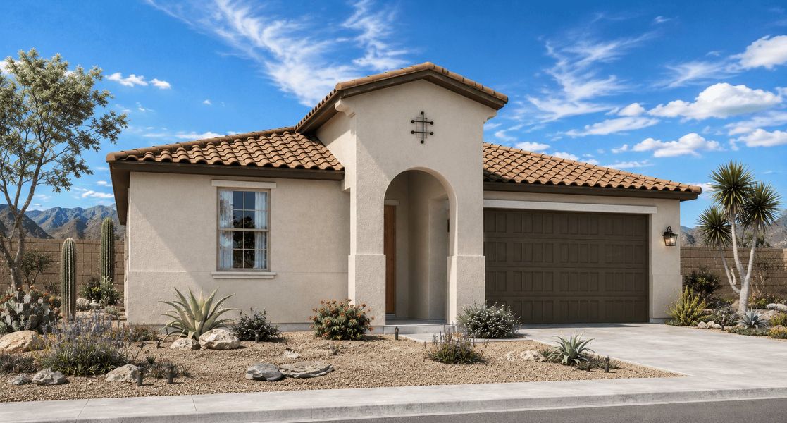 Front exterior of a home in the Alta Vida at Westpark community, located in Buckeye, AZ (Image 24). Front exterior of a home in the Alta Vida at Westpark community, located in Buckeye, AZ (Image 24).