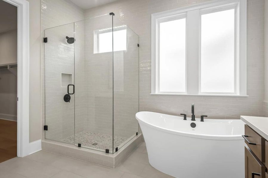 The Monroe B Primary Suite Bathroom
