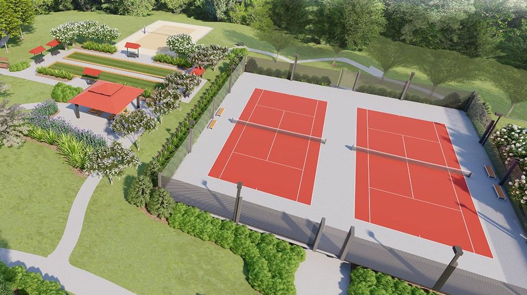 Redhawk Amenity Tennis Court Redhawk Amenity Tennis Court