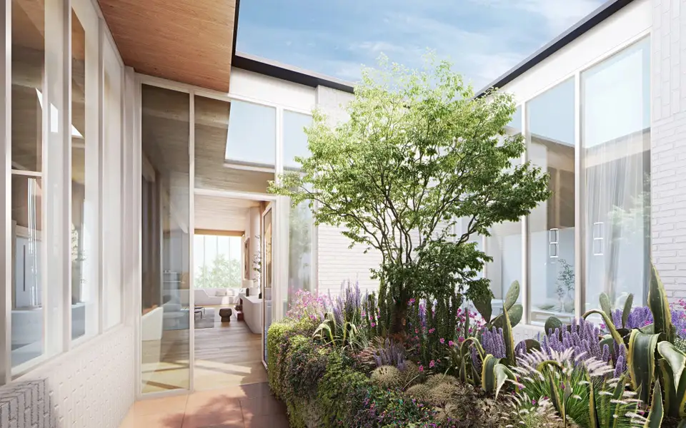 Exterior details of a home in Sixth&Blanco, Austin (Image 3).