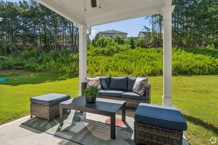 Exterior details of a home in The View at Groover's Lake, Lithia Springs (Image 21).