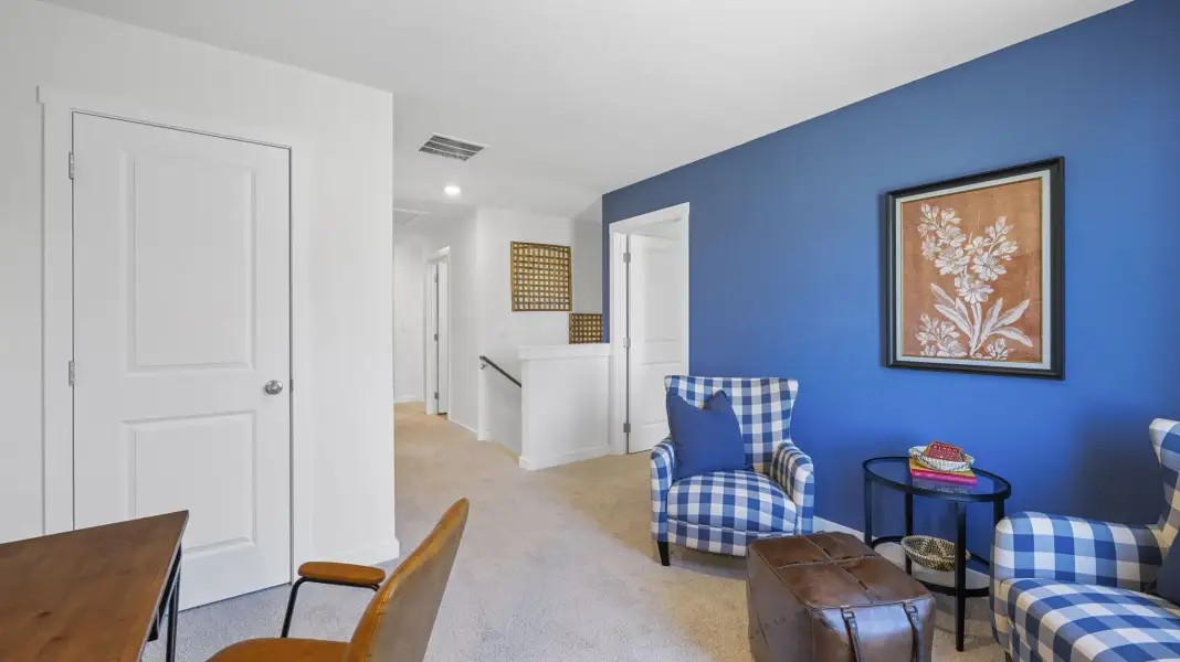Furnished interior in a model home at Holloway Farms in Cleveland (Image 21).