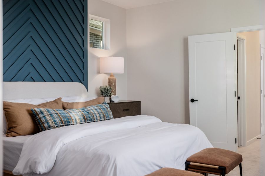 Furnished interior in a model home at Painted Prairie in Aurora (Image 52).