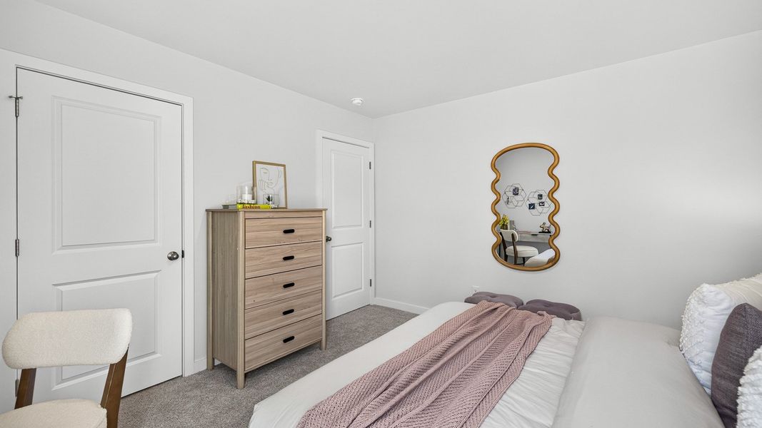 Furnished interior in a model home at Logan Farms in Mooresville (Image 37).