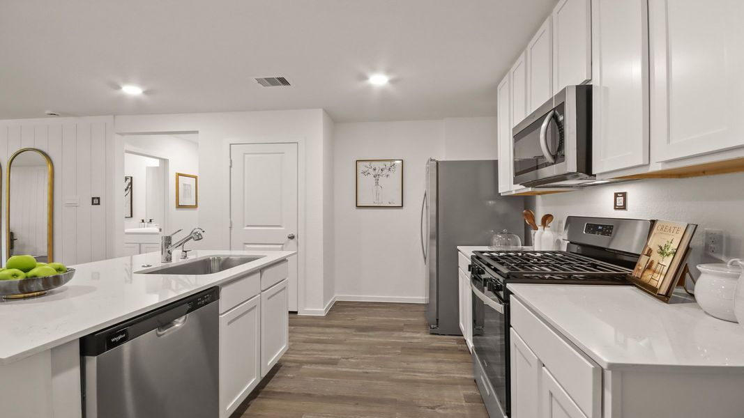 Furnished interior in a model home at Mill Creek in Magnolia (Image 11).