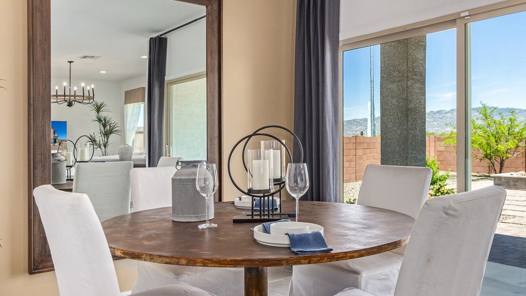 Furnished interior in a model home at Hanson Ridge in Vail (Image 18).