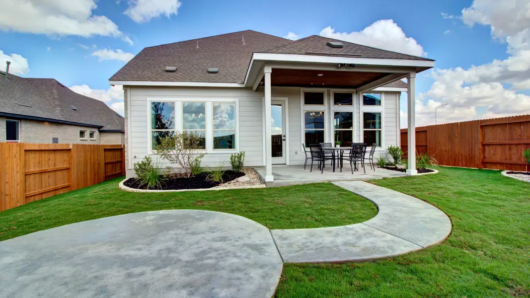 Exterior details of a home in Stream Waters, Seguin (Image 3). Exterior details of a home in Stream Waters, Seguin (Image 3).