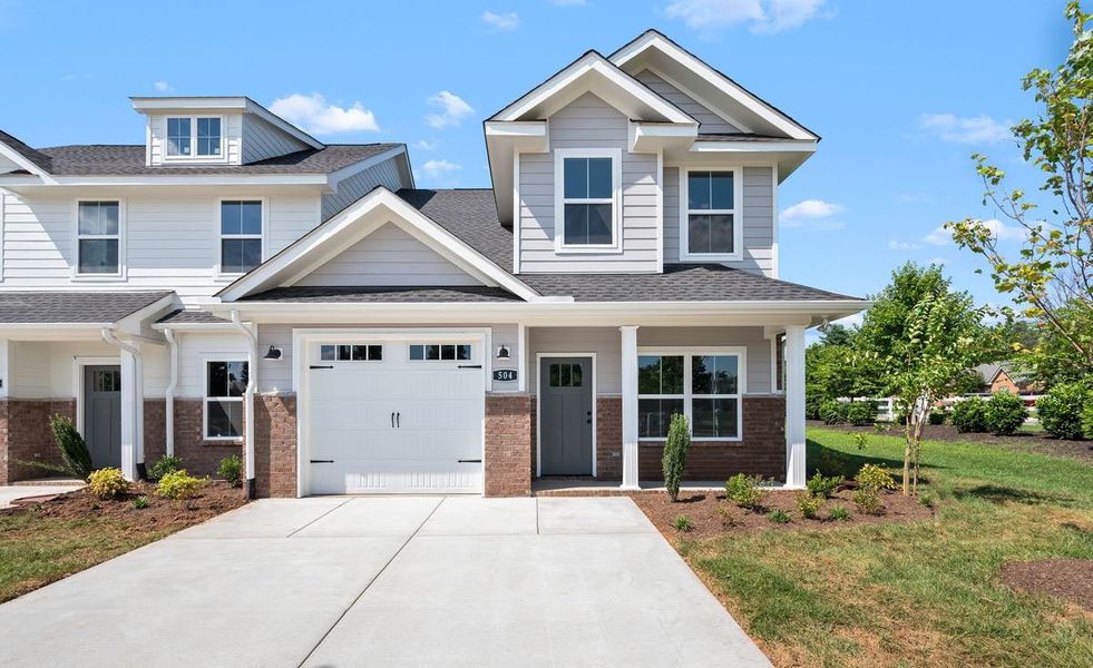 Front exterior of a home in the Saddlebrook community, located in Murfreesboro, TN (Image 4).
