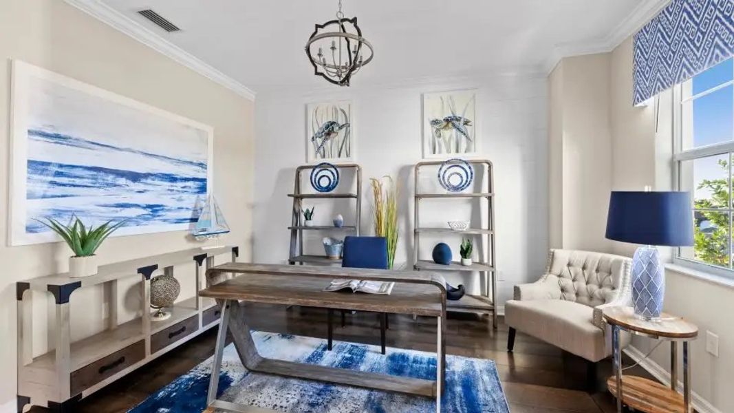 Furnished interior in a model home at Stillwater at Lakewood Ranch: Executive Homes in Lakewood Ranch (Image 5). Furnished interior in a model home at Stillwater at Lakewood Ranch: Executive Homes in Lakewood Ranch (Image 5).