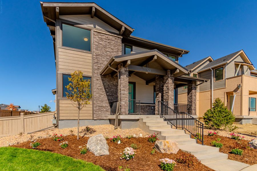 Exterior details of a home in West Grange, Longmont (Image 3). Exterior details of a home in West Grange, Longmont (Image 3).