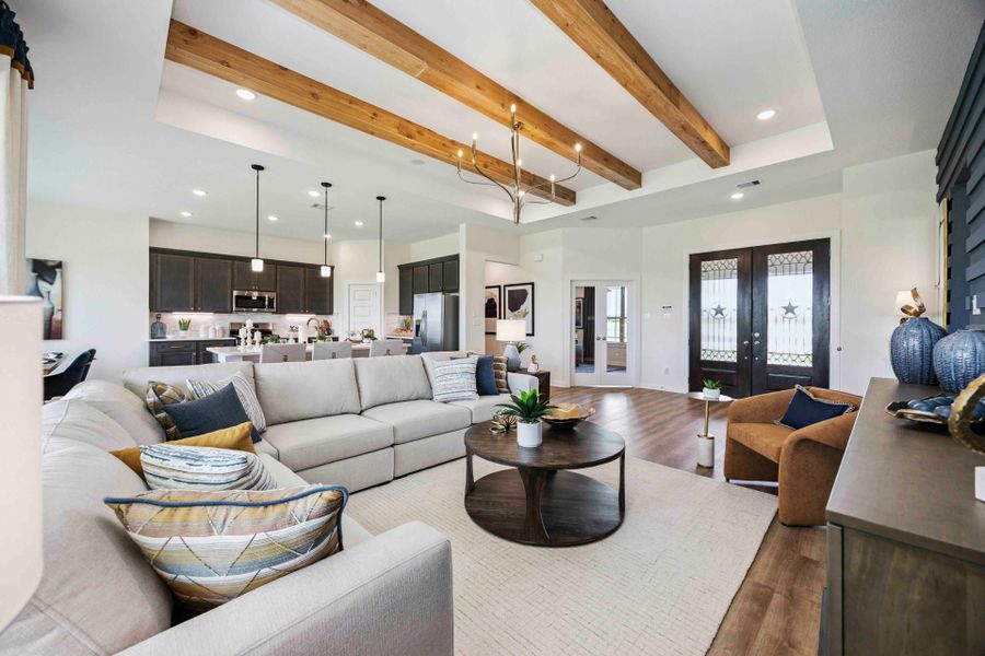 Blue Heron Estates Model Home - Arlington Floorplan - Family Room