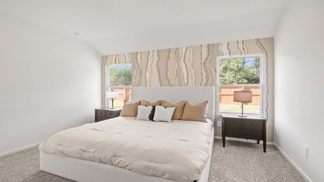 Furnished interior in a model home at Maple Woods in Hockley (Image 17).