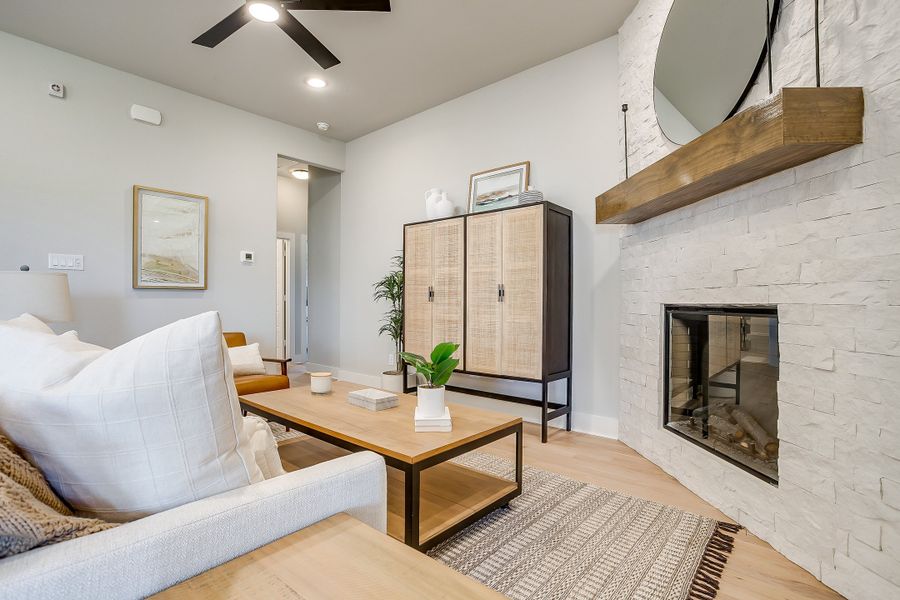 Furnished interior in a model home at Vista Point in Grandview (Image 4).