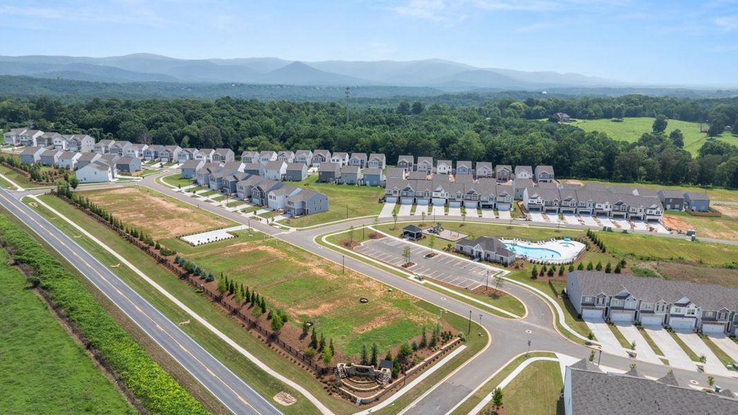Aerial view of the Rolling Meadows community in Jasper, GA, showing layout and nearby surroundings (Image 1). Aerial view of the Rolling Meadows community in Jasper, GA, showing layout and nearby surroundings (Image 1).