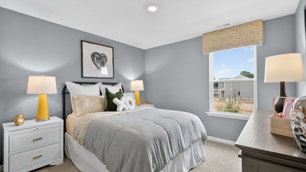 Furnished interior in a model home at Belle Grove in Wendell (Image 30).