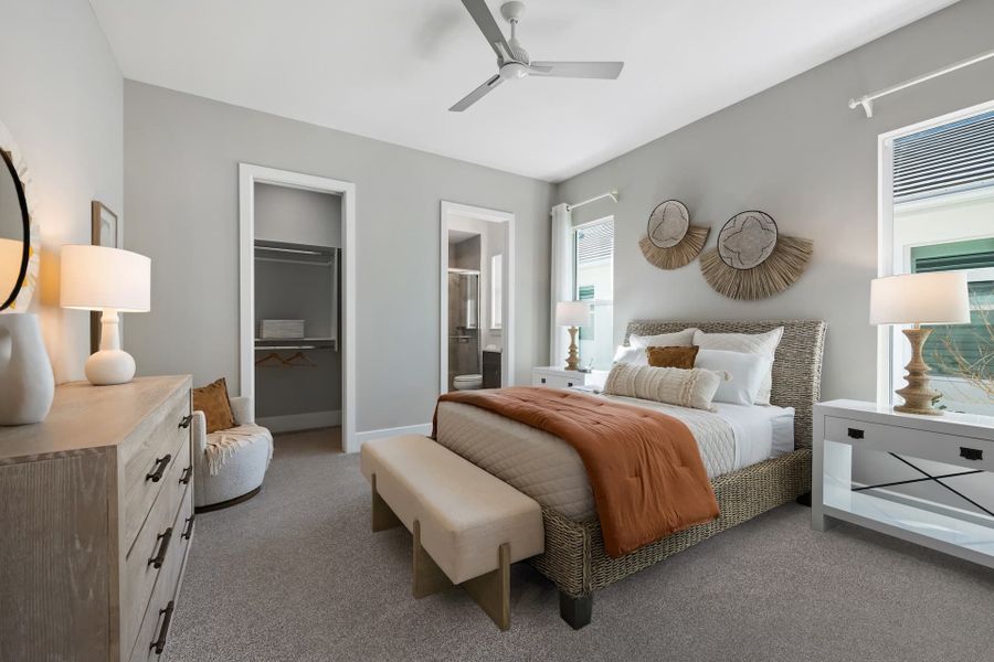 Furnished interior in a model home at The River Club at Carlton in Indian River Shores (Image 28). Furnished interior in a model home at The River Club at Carlton in Indian River Shores (Image 28).