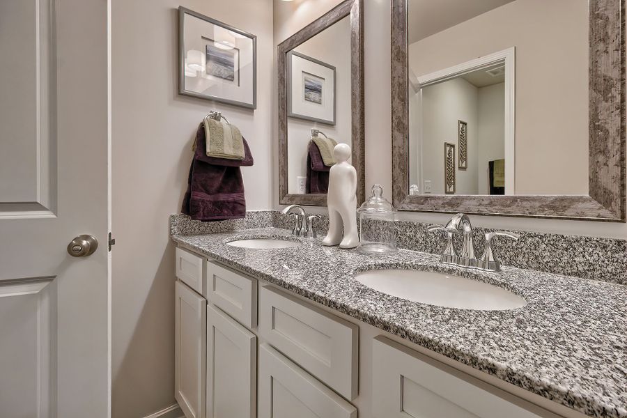 Furnished interior in a model home at Rivers Crossing in Aiken (Image 28).