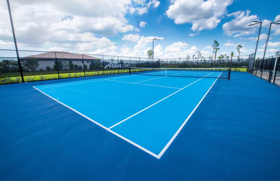 Enjoy Access to Sports Courts Nearby Your New Home in Arbor Oaks