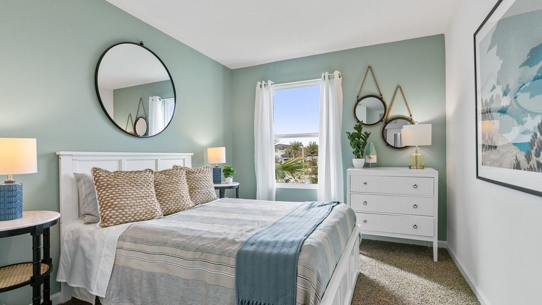 Furnished interior in a model home at The Landing in Middleburg (Image 34).