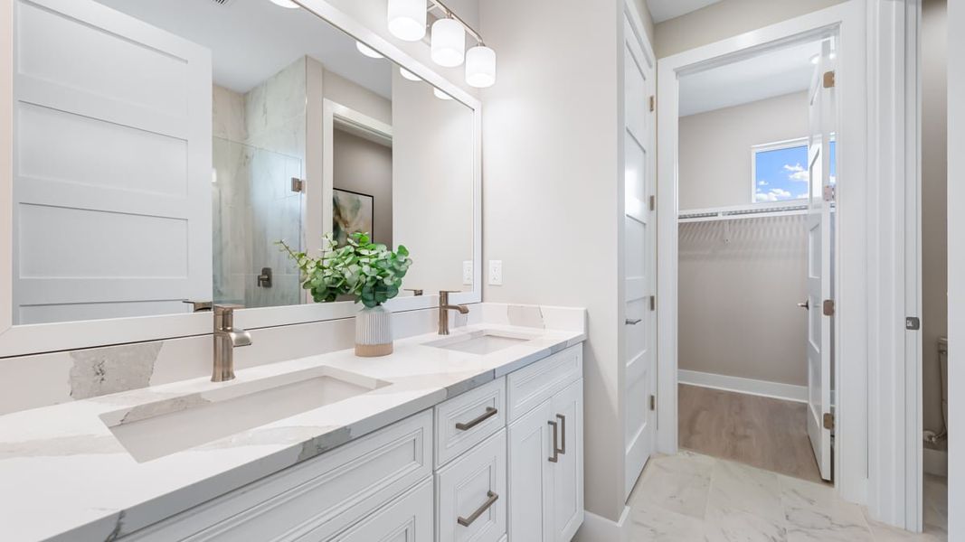 Furnished interior in a model home at Esplanade at Azario Lakewood Ranch in Lakewood Ranch (Image 93).