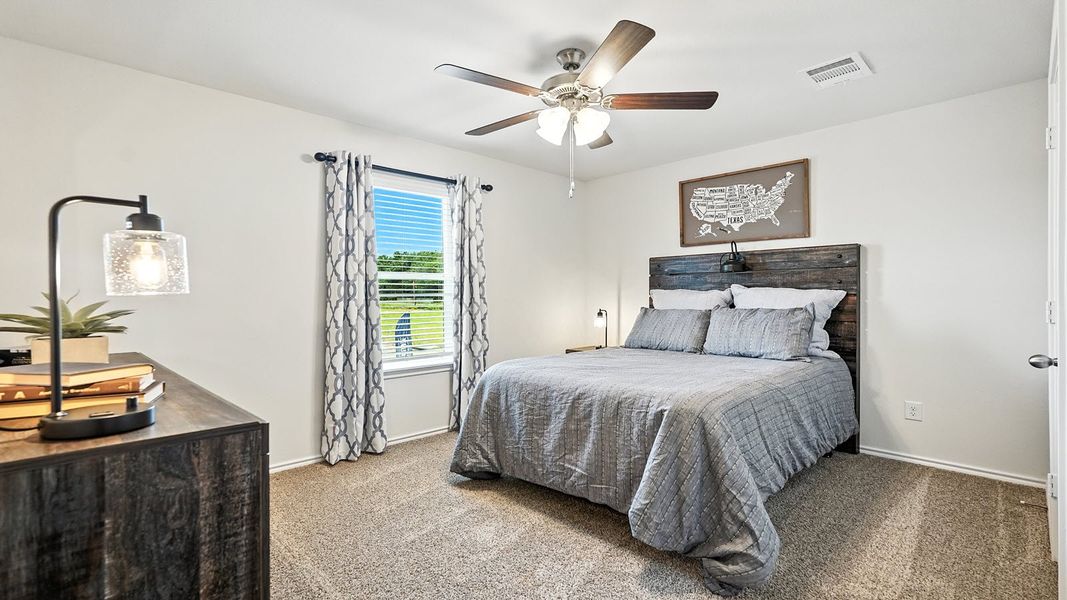 Furnished interior in a model home at The Reserve at Timber Creek in Lindale (Image 22).