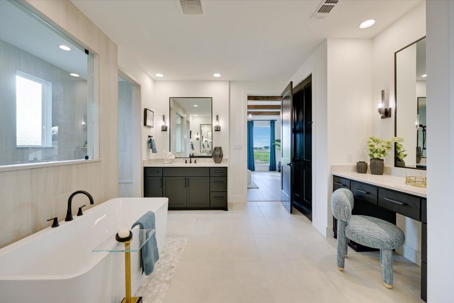 Furnished interior in a model home at Leander Estates in Leander (Image 44).
