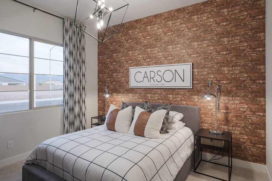 Furnished interior in a model home at Salero in Laveen (Image 20).