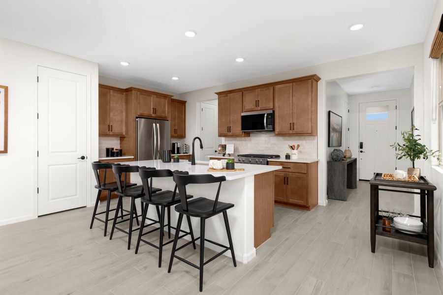 Furnished interior in a model home at Blackhawk in Tucson (Image 12).