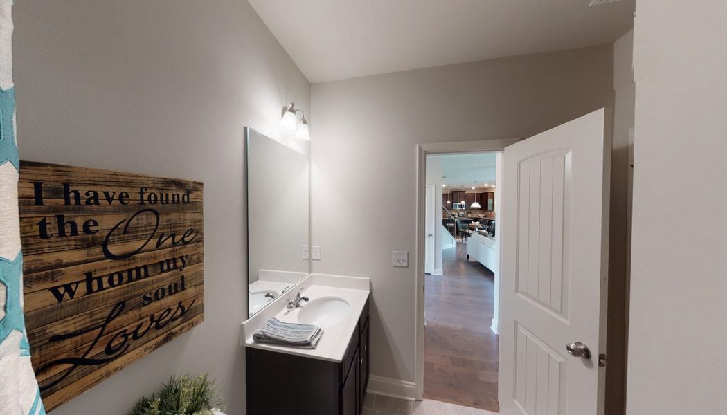 Furnished interior in a model home at Oak Mountain View in Carrollton (Image 22). Furnished interior in a model home at Oak Mountain View in Carrollton (Image 22).