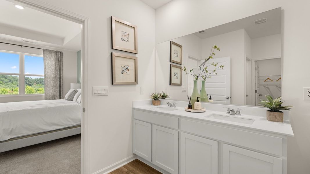 Furnished interior in a model home at Newton Bridge Crossing in Athens (Image 20). Furnished interior in a model home at Newton Bridge Crossing in Athens (Image 20).