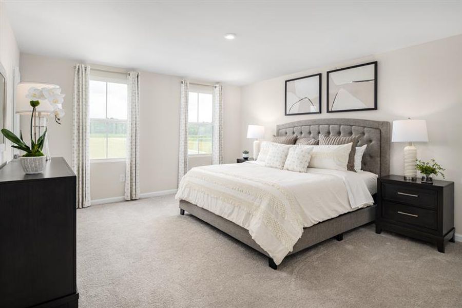 Furnished interior in a model home at Derby Run in Smyrna (Image 5).