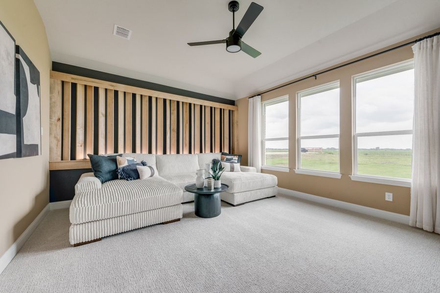 Furnished interior in a model home at Pecan Acres in Red Oak (Image 9).