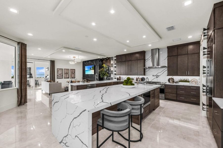 Furnished interior in a model home at Legends Bay in Bradenton (Image 175).