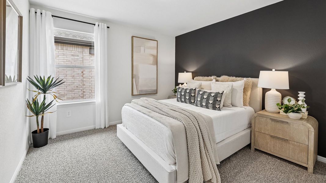 Furnished interior in a model home at Bar W Ranch in Leander (Image 53).