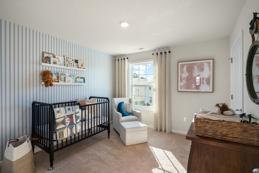 Furnished interior in a model home at Hoke Loop Ridge in Fayetteville (Image 12). Furnished interior in a model home at Hoke Loop Ridge in Fayetteville (Image 12).
