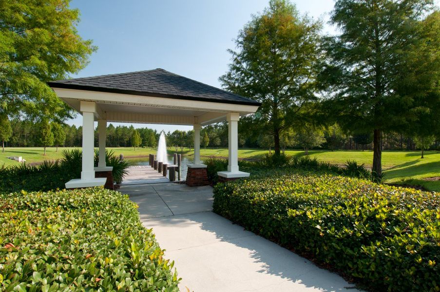 Front exterior of a home in the Amelia Walk community, located in Fernandina Beach, FL (Image 1).
