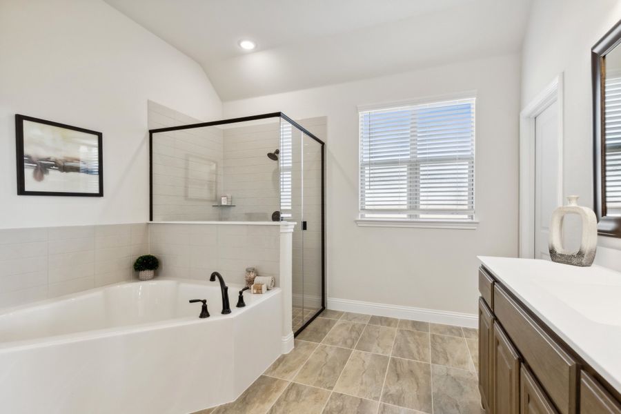 Furnished interior in a model home at Massey Meadows in Midlothian (Image 23).