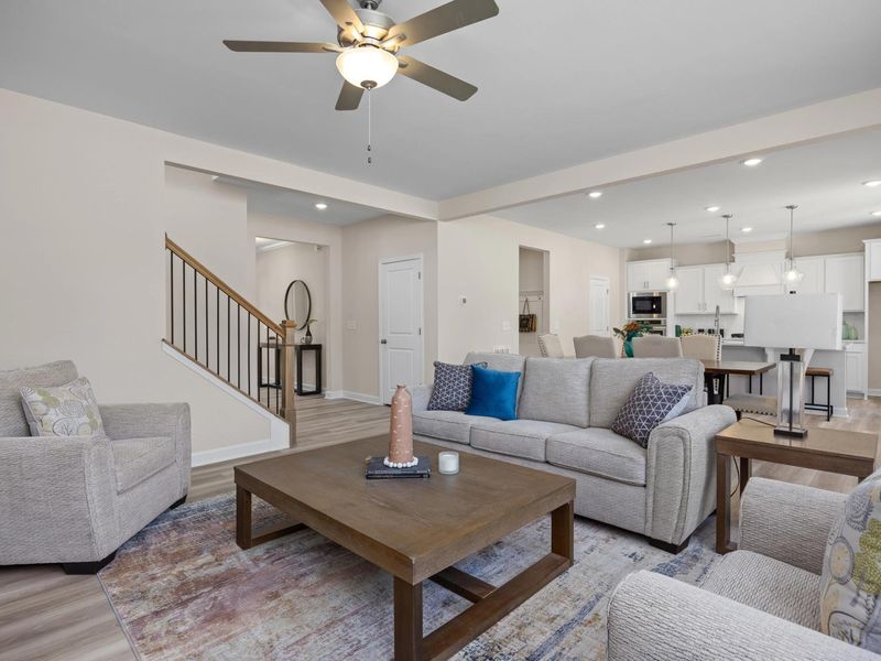 Furnished interior in a model home at Montrose in Aberdeen (Image 75).