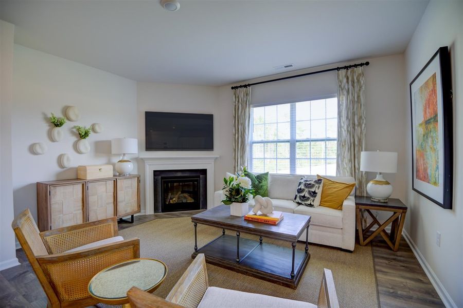 Furnished interior in a model home at Saddlebrook in Rocky Mount (Image 4). Furnished interior in a model home at Saddlebrook in Rocky Mount (Image 4).